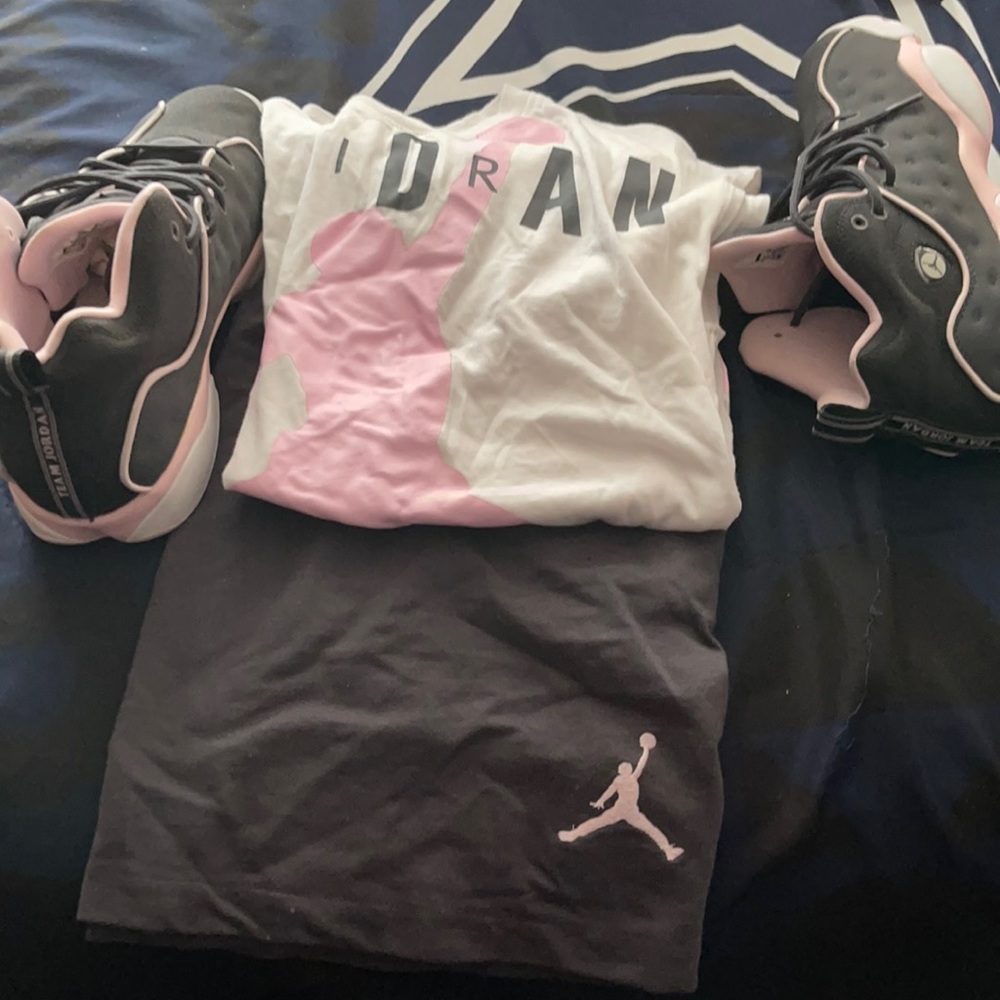 Jordan Set, Shoes, Skirt and Shirt